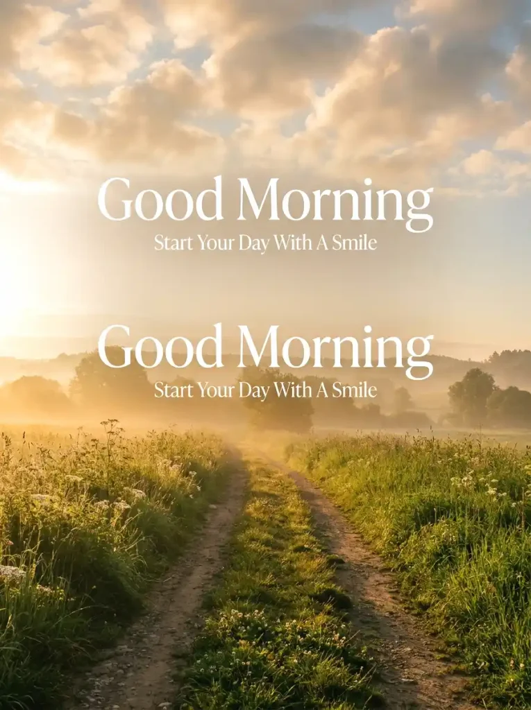 sunrise countryside Good Morning picture