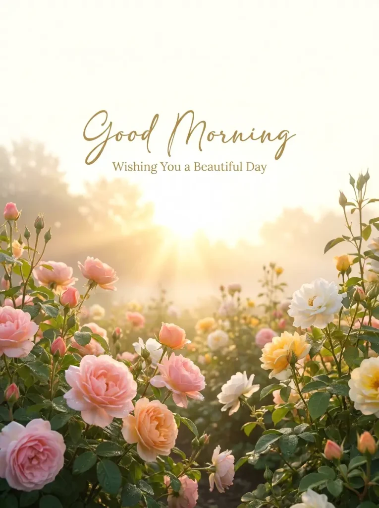 beautiful flower Good Morning Wishes Image