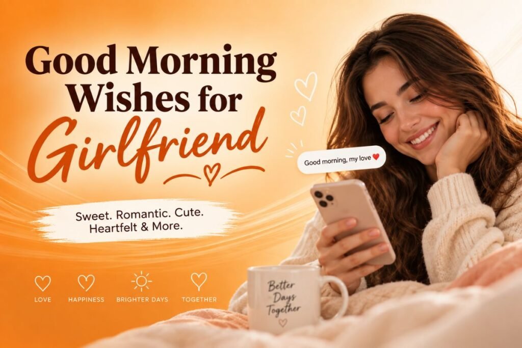 Good Morning Wishes for Girlfriend Good morning wishes for girlfriend with sweet and romantic morning message