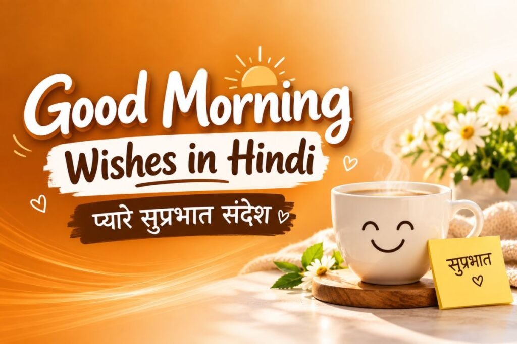 Good Morning Wishes in Hindi Good Morning Wishes in Hindi with प्यारे सुप्रभात संदेश